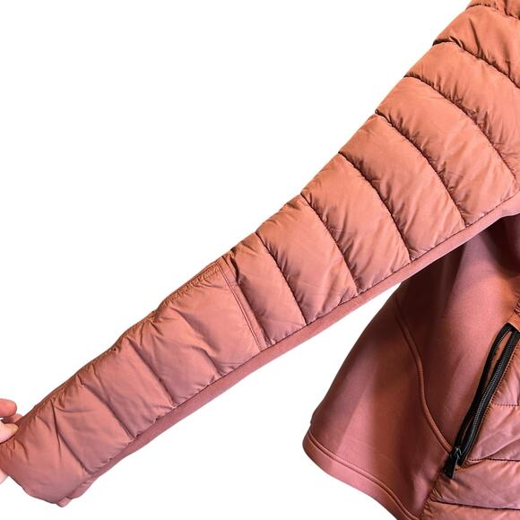 Bernardo Performance Jacket Coat Hood Packable Pockets Side Panels Extra Stretch - Picture 9 of 11